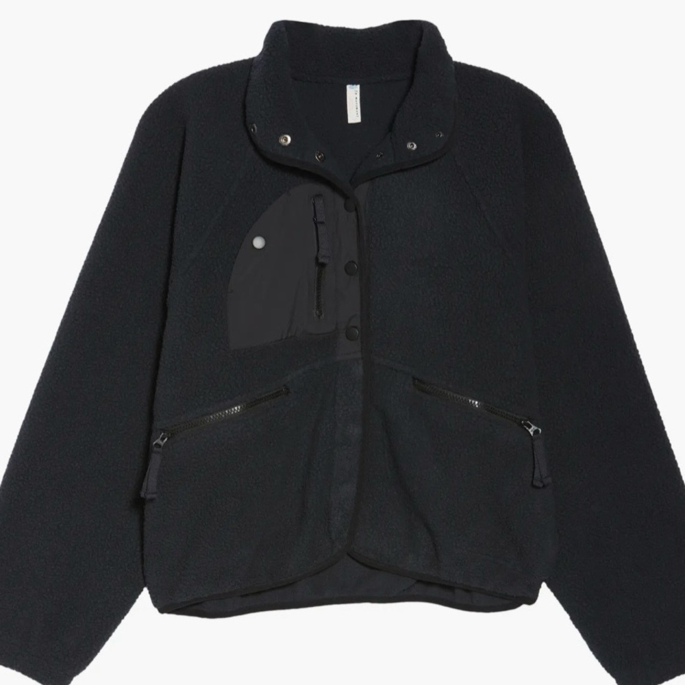 NEW Free People FP Movement Hit The Slopes Fleece Jacket